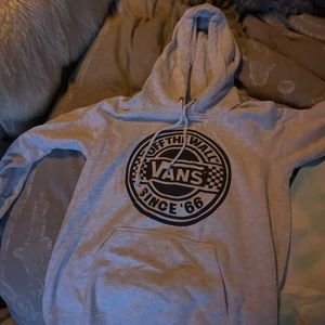 Vans sweatshirt small gray girls or guys